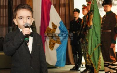 Посрещане на Самарско знаме с музикален поздрав от Музикална школа „Елита“