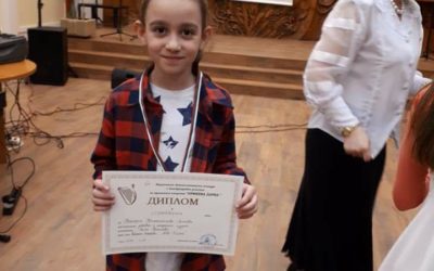 Венера от Музикална школа „Елита“ си извоюва сребърен медал на конкурса „Орфеева дарба“ гр. София