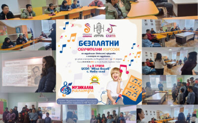 🎶✨ Проект „Музикална палитра“ – успешно приключили музикални занятия, вдъхновени от български композитори в ЦСОП „Иван Вазов“, с. Ново село с Хаджи Петя Василева (педагог по музика) и Юлиана Гърбова (педагог по история на музиката)✨🎶